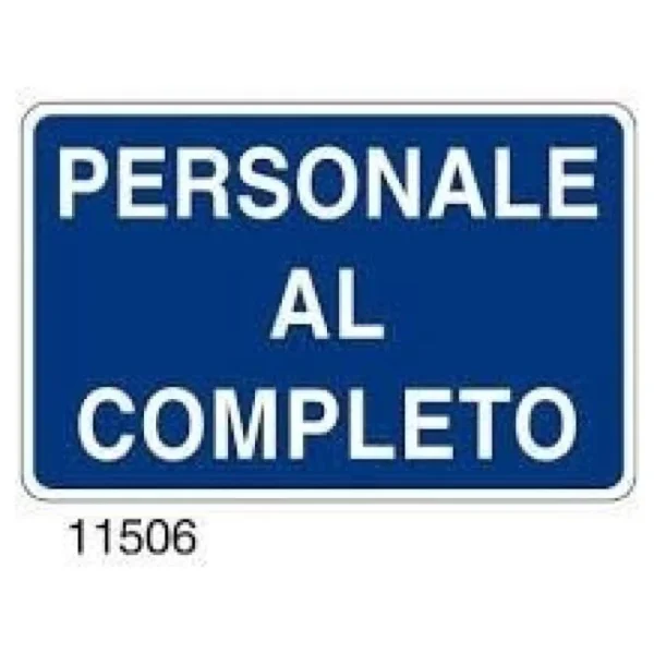 Segnale in polionda 600×400 personale al completo