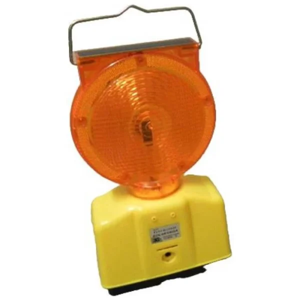 Lampada led gialla bifacciale con ricarica solare sun/vega