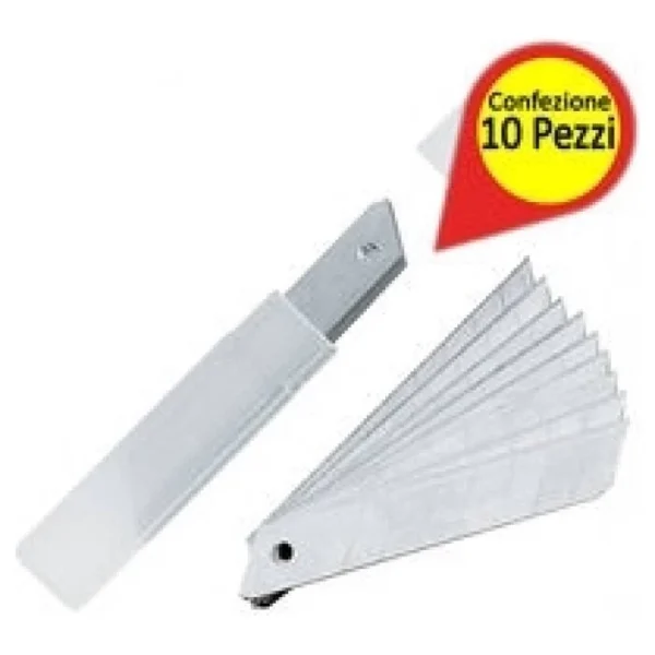 Lame per taglierino mm18 conf. 10pz