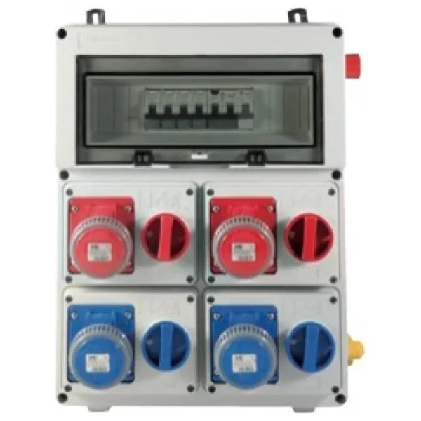 Quadro generale 380V  2 prese monofase + 2 prese trifase VB