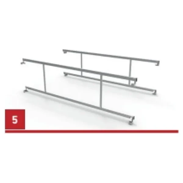Parapetto intermedio uni en 1004 system 120×200