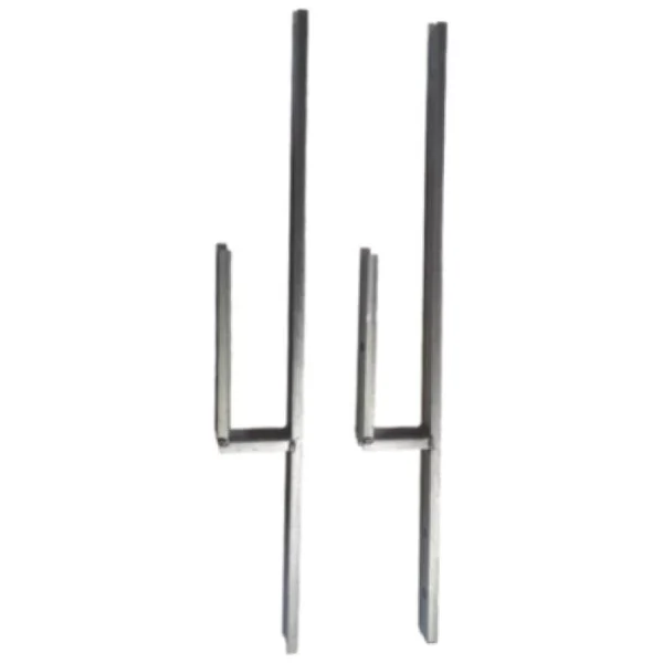 Coppia di staffe per sponde mezzi 90×90 fig. 398/b